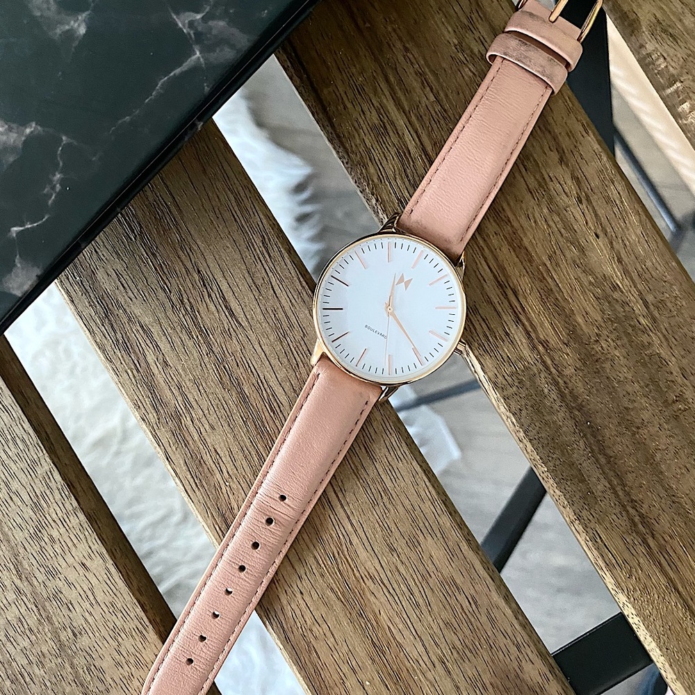 MVMT Rose Gold Boulevard watch